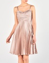 CHRISTA - Φόρεμα κοκτέιλ κοντό πλισσέ