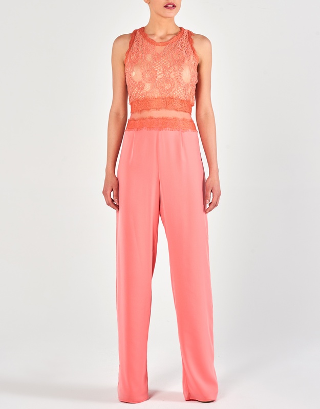 FAYE - Ολόσωμη φόρμα με δαντέλα βραδινή