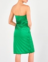 FERN - Φόρεμα κοντό πλισσέ κοκτέιλ