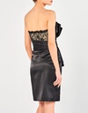 BERNADETTE - Φόρεμα κοντό με δαντέλα κοκτέιλ