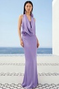 VIOLET - Κοκτέιλ φόρεμα με λουλούδια, ντραπέ ντεκολτέ, κομψότητα και θηλυκή γραμμή