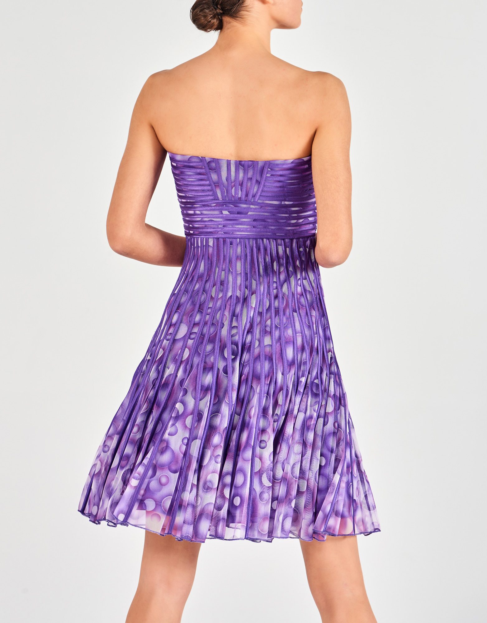 FRANCISCA - Φόρεμα κοκτειλ εμπριμέ