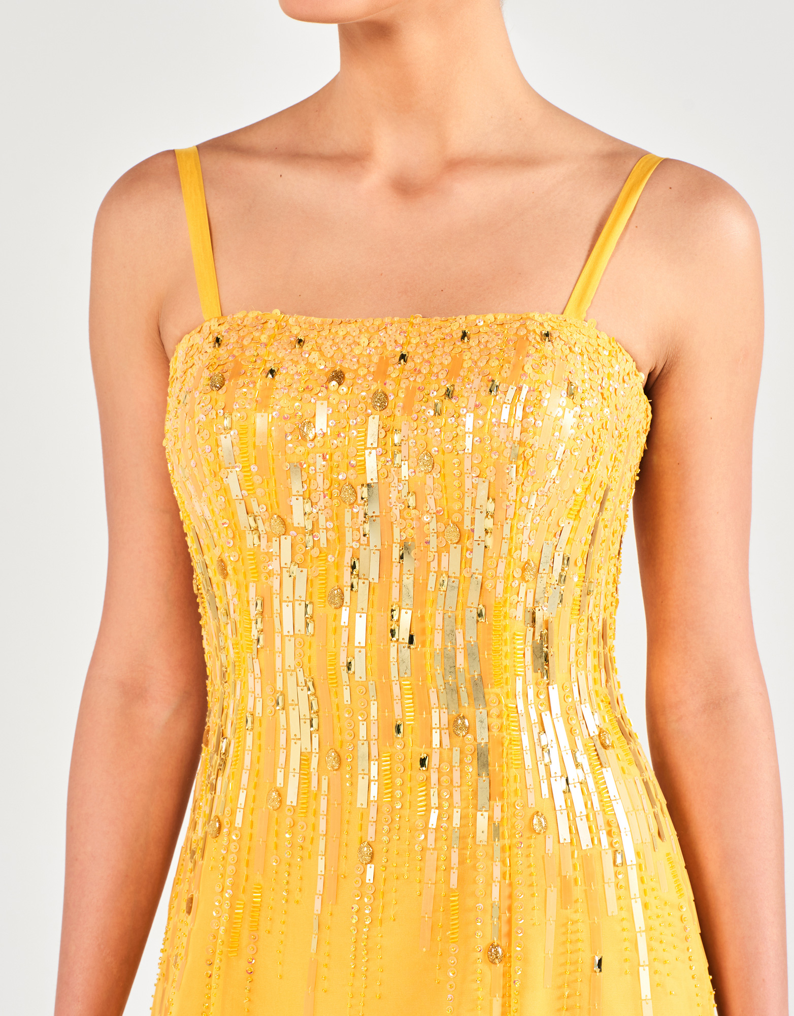 MATTIE - Φόρεμα μακρύ κεντημένο βραδινό