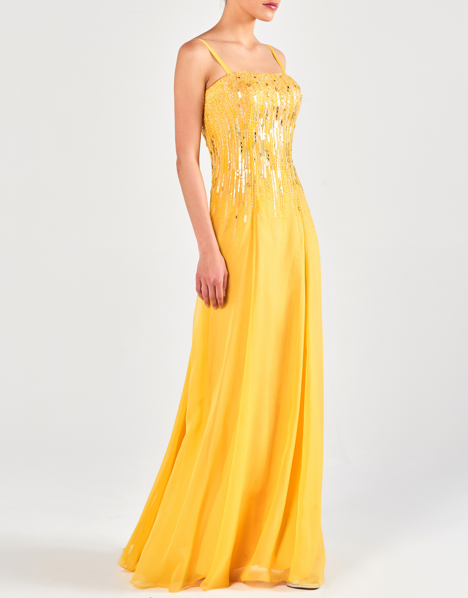 MATTIE - Φόρεμα μακρύ κεντημένο βραδινό