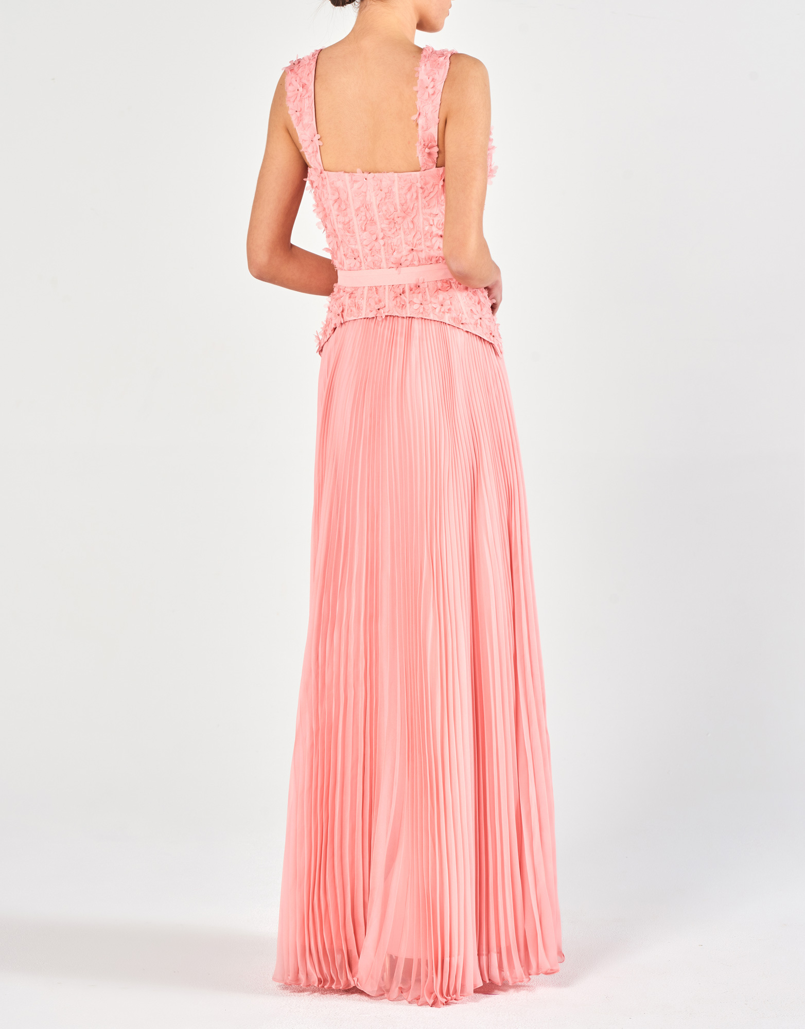 NINA - Φόρεμα μακρύ πλισσέ βραδινό