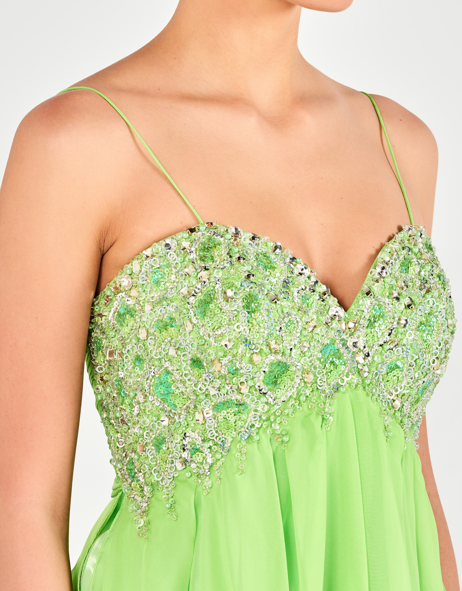 CELESTE - Φόρεμα κοκτέιλ με κέντημα