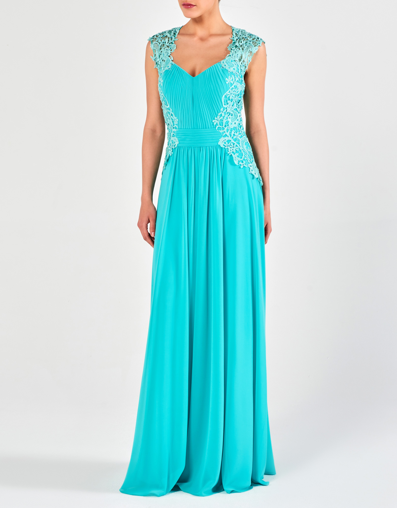 ALICE - Φόρεμα βραδινό με δαντέλα