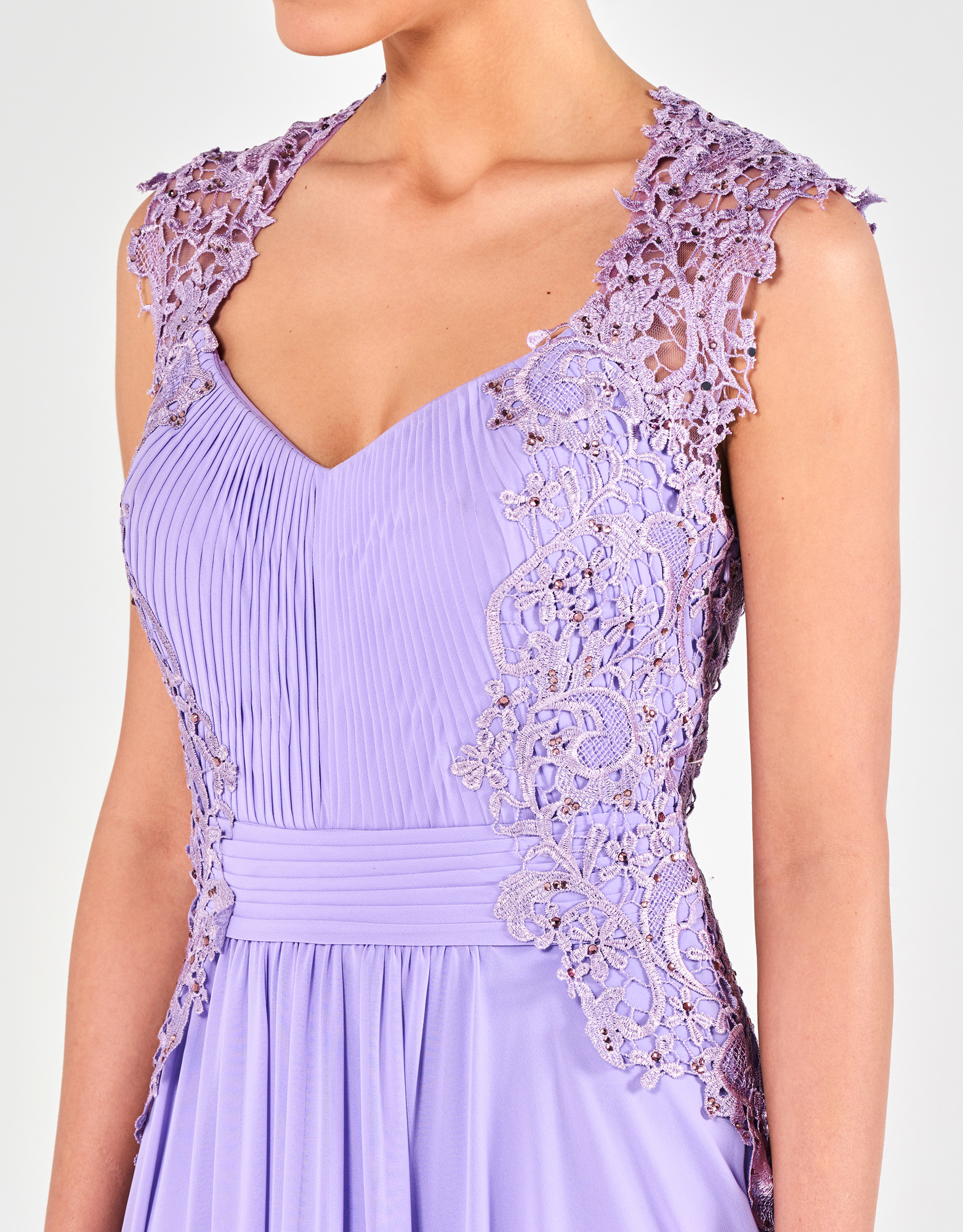 ALICE - Φόρεμα βραδινό με δαντέλα