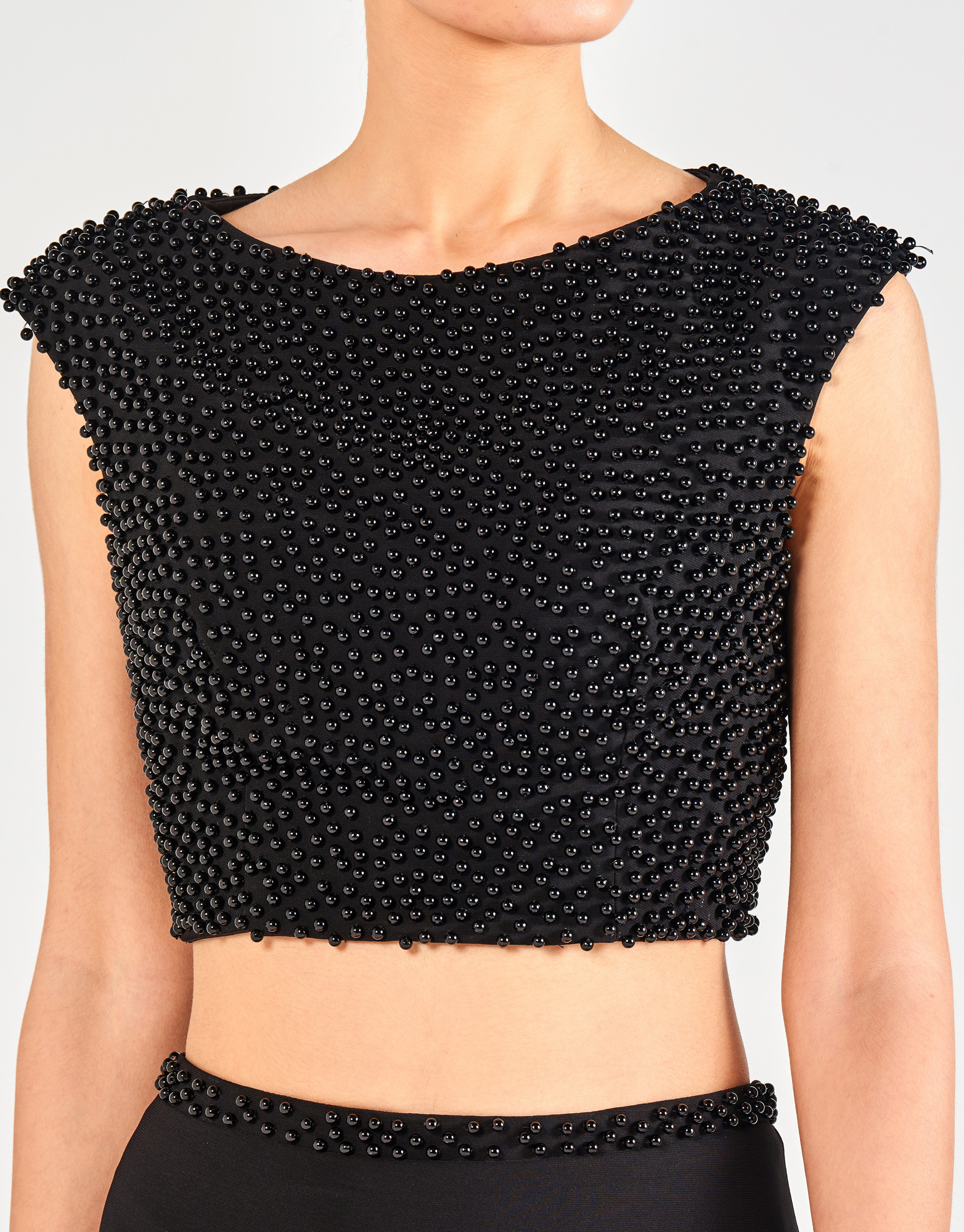 MARJORIE - Φούστα μακριά με τοπ κεντημένο βραδινό