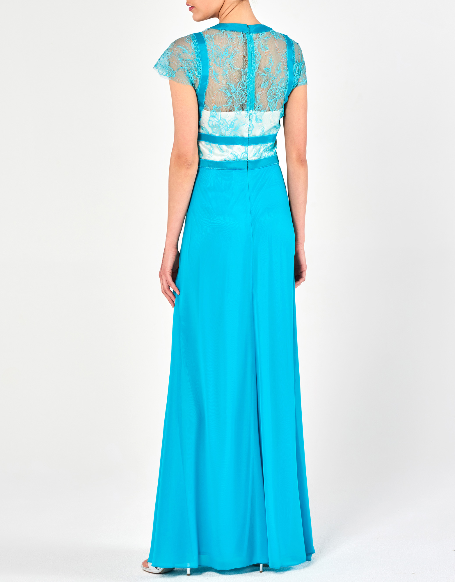 VICTORIA - Φόρεμα βραδινό μακρύ με δαντέλα