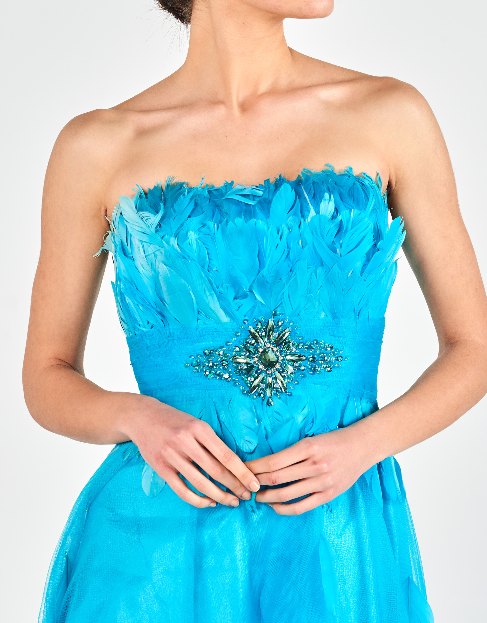 VIOLET - Φόρεμα ασύμμετρο βραδινό