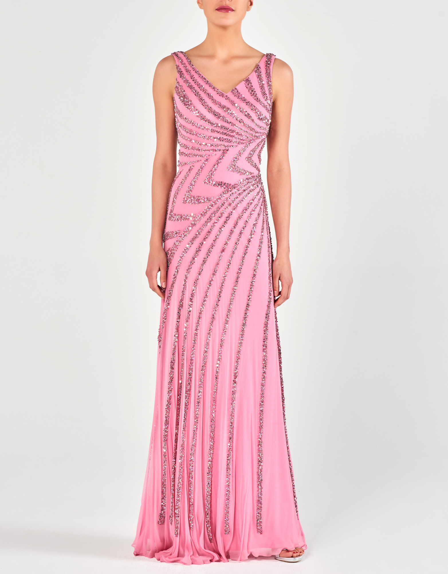 MARGUERITE - Φόρεμα μακρύ κεντητό